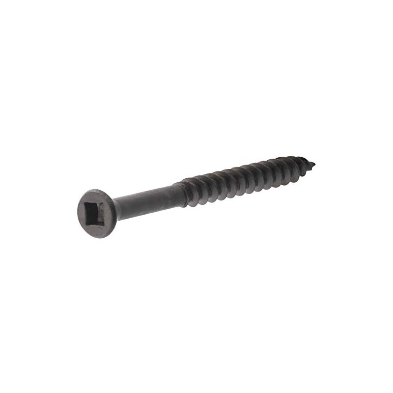 Hillman 47312 Square Drive Black Phosphate Trim Screws #6 x