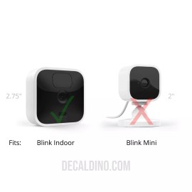 decaldino Hidden Plant Vase Case for Blink Indoor Outdoor Gen 2 3 :Secret Hide Cover Nanny