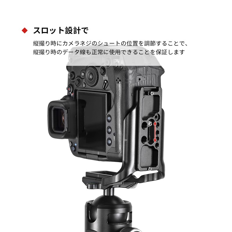 SWFOTO PCL-R3 Canon EOS R3 Camera Arca-Swiss L-Plate Quick Release
