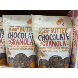 Trader Joe's 2 Pack Trader Joe's Peanut Butter Chocolate Granola 12 oz Each Pack