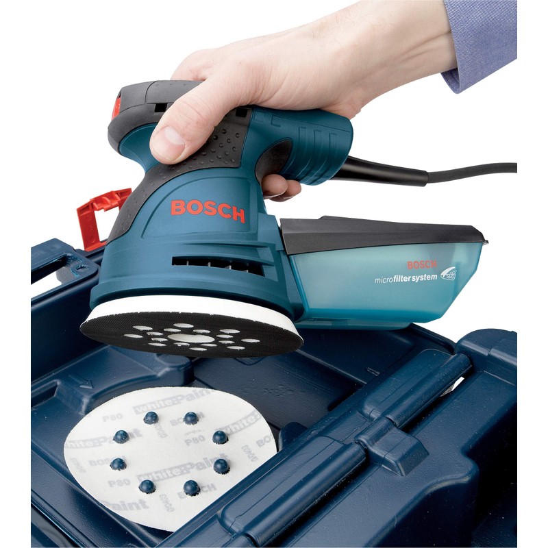 BOSCH ROS20VSK Palm Sander 2.5 Amp 5 in. Corded Variable