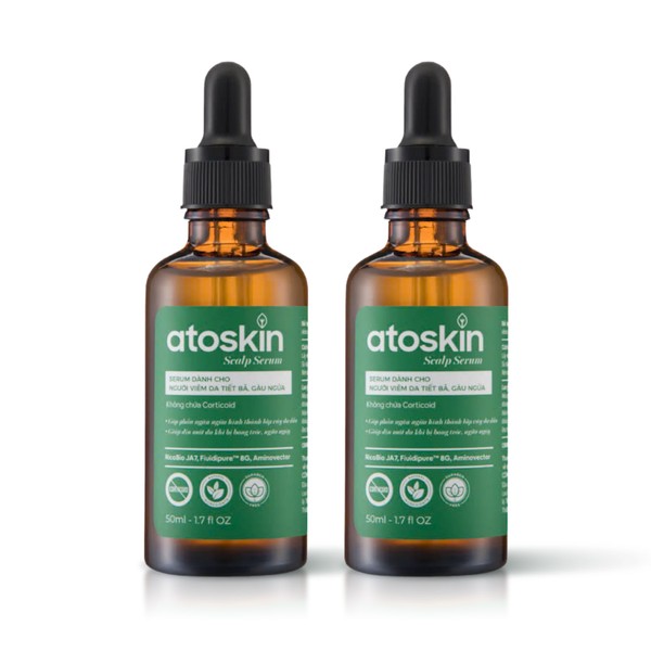 Atoskin Scalp Serum (2 Pack) – for Seborrheic Dermatitis -