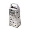 Cuisena 4-Sided Grater Box, Silver/White 37 cm*47 cm*10 cm