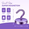 Neosmuk Magnetic Hooks, 120lb Extra Strong Magnet with Hook for