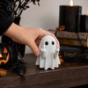 Funny Ghost Halloween Decoration Figurine for Home Display – Cute