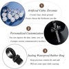 Miity Haiy Birthstones Urn Necklaces for Ashes Crystal Cross Cremation