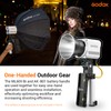 Godox ML60IIBi Bi-Color LED Video Light,70W Portable COB Continuous Output
