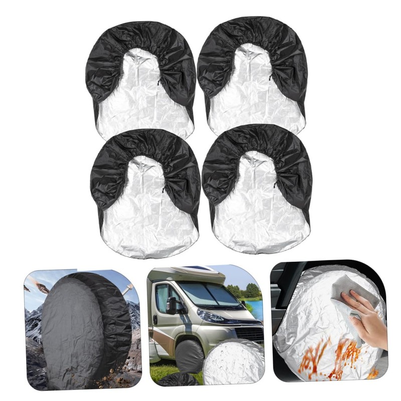 GLEAVI Spare Tire Cover Set Pcs Tire Covers for Trailers