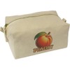 Azeeda 'Juicy Ripe Peach' Canvas Wash Bag/Makeup Case (CS00046356)