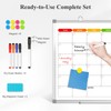 DOLLAR BOSS 24'' x 18'' Magnetic Whiteboard Calendar for wall,