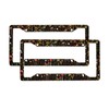 Mushroom License Plate Frame 2 Pack Accessories Cars Decor 12.3