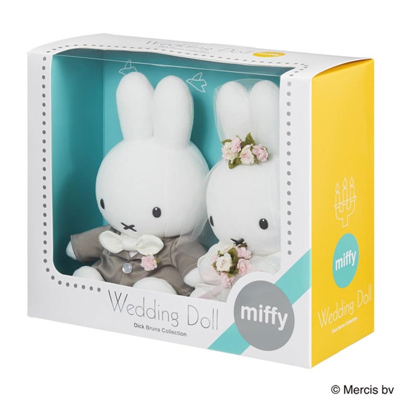 Sekiguchi Miffy Wedding Doll, Western Costume, Plush Set, Wedding Anniversary