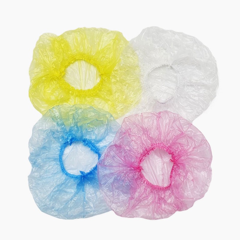 Cellritem Partners Vinyl Cap Disposable Shower Cap 100p Vinyl Hair
