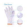 Donfri Cotton Gloves White Neurodermatitis Work Gloves Thin 6 Pairs