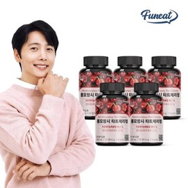 퍼니트 몽모랑시 타트체리정 90정 x5병 15개월분 Funnit Montmorency Tart Cherry Extract 90 Tablets x5 Bottles 15-Month Supply