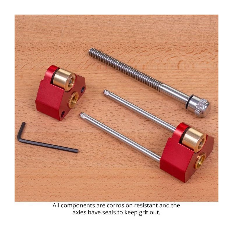 KUJOBUY Woodworking Tool Sharpening System Wood Chisel Honing Guide &