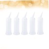BIUDECO 5pcs Hairdressing Scale Applicator Bottles Graduated Measurement Small Shampoo