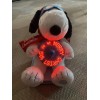 Dandee Peanuts Pilot Snoopy Christmas Animated Light Up Musical Plush