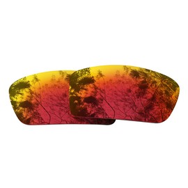 HiCycle2 Polarisierte Ersatzgläser für Oakley Gascan Sonnenbrille OO9014 60MM rot