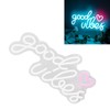 Neon Sign Good Vibes LED Light Acrylic USB Powered Wall