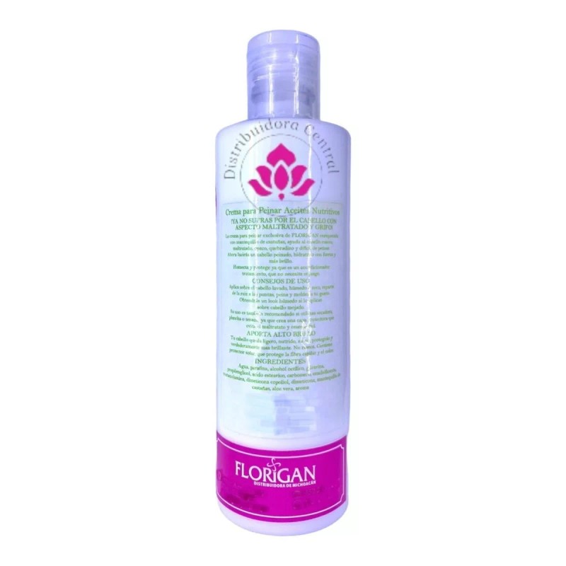Florigan Crema Peinar Aceites Nutritivos Castanas Florigan 3piezas