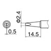 HAKKO T18-D24 2.4D Soldering Tip for FX-600/FX-8801/FX-8803
