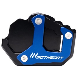 MotHeartCNC Motorcycle Kickstand Pad For CRF 1100L Africa Twin 2019-2025 CRF 1100L Africa Twin Adventure Sports 2019-2025 Outdoor Parking Soft Ground Anti Sinking Accessories (Blue)