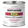 Rust-Oleum 7790730 Protective Enamel Paint, 8-Ounce, Flat White