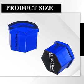 Tecledsn 20PCS Wheel Nut Covers Bolt Caps, Wheel Lug Nut Covers, 17mm Hexagonal Tire Nut Covers with Removal Tool, Hub Screw Protection Cap Car Accessories for Vehicles (Electrobluing, 17MM)