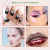 DECORA 325 Gold Diamante Stick on Rhinestone Stickers Gems Cards