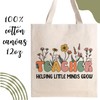 TRUMPETIC Teachers Helping Little Minds Grow Tote bags for Teachers,