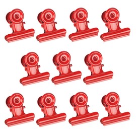 JAM PAPER Metal Bulldog Clips - Small - 22mm - Red - 25/Pack