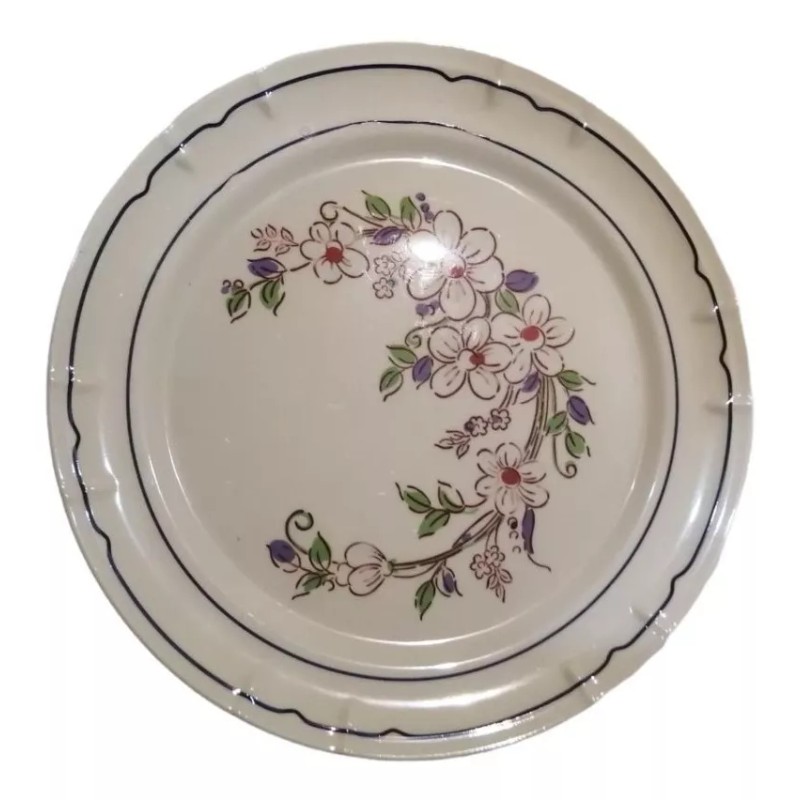 PLASICOS GENERICOS Plato Extendido Trinche De 28cm De Melanina Pak