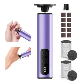 2 in 1 Electric Foot Callus Remover for Feet & Nails, Rechargeable Electric Foot File Sander, 9 Speed Cordless Pedicure Tools for Dead Skin Calluses