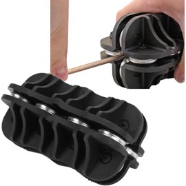 Pipe Smoother, 10 mm Hand Pipe Smoother, Roller Straightening Tool, Hand Pipe Smoother for Brake Lines, Copper, Aluminium, Stainless Steel Pipe