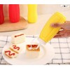 Mustard 3pc Picnic Condiment 8 oz Squeeze Dispenser Bottles -