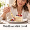 5-Piece Gold Dessert Fork Set – 410 Stainless Steel Fruit