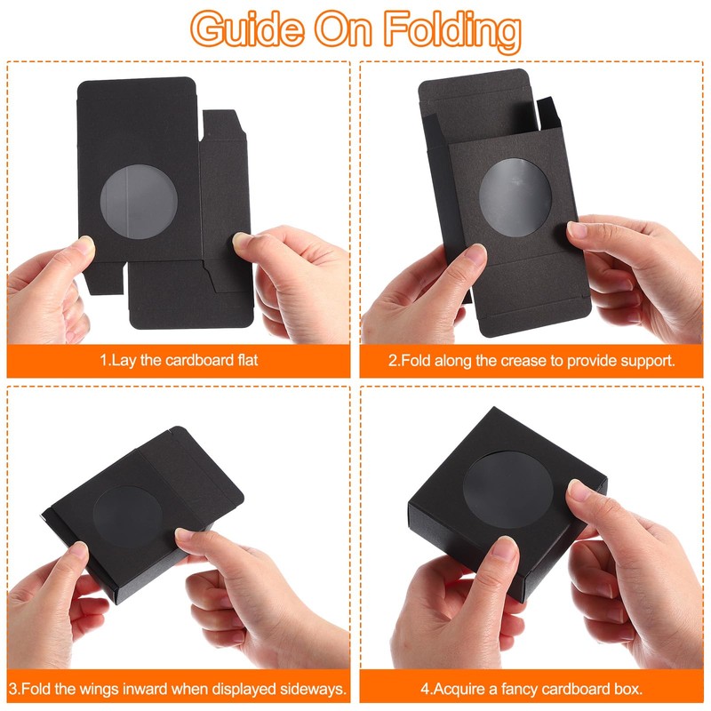 sourcing map 32Pcs Soap Packaging Boxes 3x3x1.2 Inch Kraft Soap