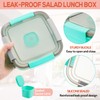 Tessco for you 6 Pcs Salad Lunch Container 50 oz