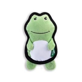 Beco Lovable Frog Squeaker Dog Toy, Made with 65% Recycled Materials, Snuggle, Chew, Toss & Fetch
