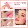 Rubor Multifuncional en Crema con Esponja Incorporada, 3 en 1