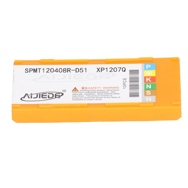 10 Pcs Carbide Milling Inserts Colourful Fine Finished CNC Lathe