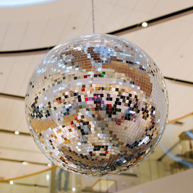 SATINIOR 3600 Pcs Mirror Mosaic Tiles Self-Adhesive Disco Ball Stickers
