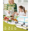 2Pack Stainless Steel Snack Containers for Kids Adults, Reusable 2