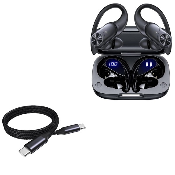 BoxWave Cable Compatible with PocBuds Wireless Earbuds - DirectSync PD