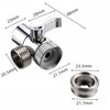 Faucet Splitter Diverter Valve to Hose Adapter, Sink Faucet Diverter