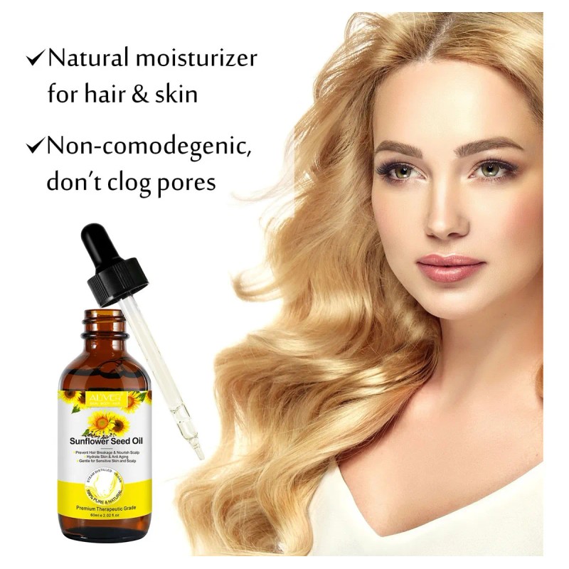 Repara El Cabello Aceite Semillas Girasol Orzuela Quebradizo