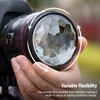 Neewer 82mm Kaleidoscope Prism Lens Filter, Photography Prism Crystal Glass