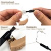 Hearing Amplifier Aid Cleaning Kits with Magnetic Brush & Wire