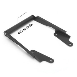 Aramox Motorrad-GPS-Halterung, GPS Halterung Motorrad 22mm, Halterung Navigation für Motorrad, Vorderer Lenkerständer, Handy-GPS-Halter, Ersatz für MT-09 Tracer 900 2015-2017